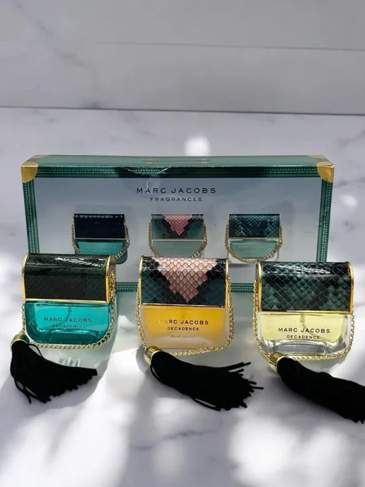 Подарочный набор женский Marc Jacobs 3 в 1 Decadence, 3 шт