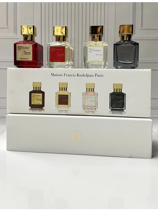 Подарочный набор духов Баккара Руж Baccarat Rouge 540 4 в 1, вариант, фото 2