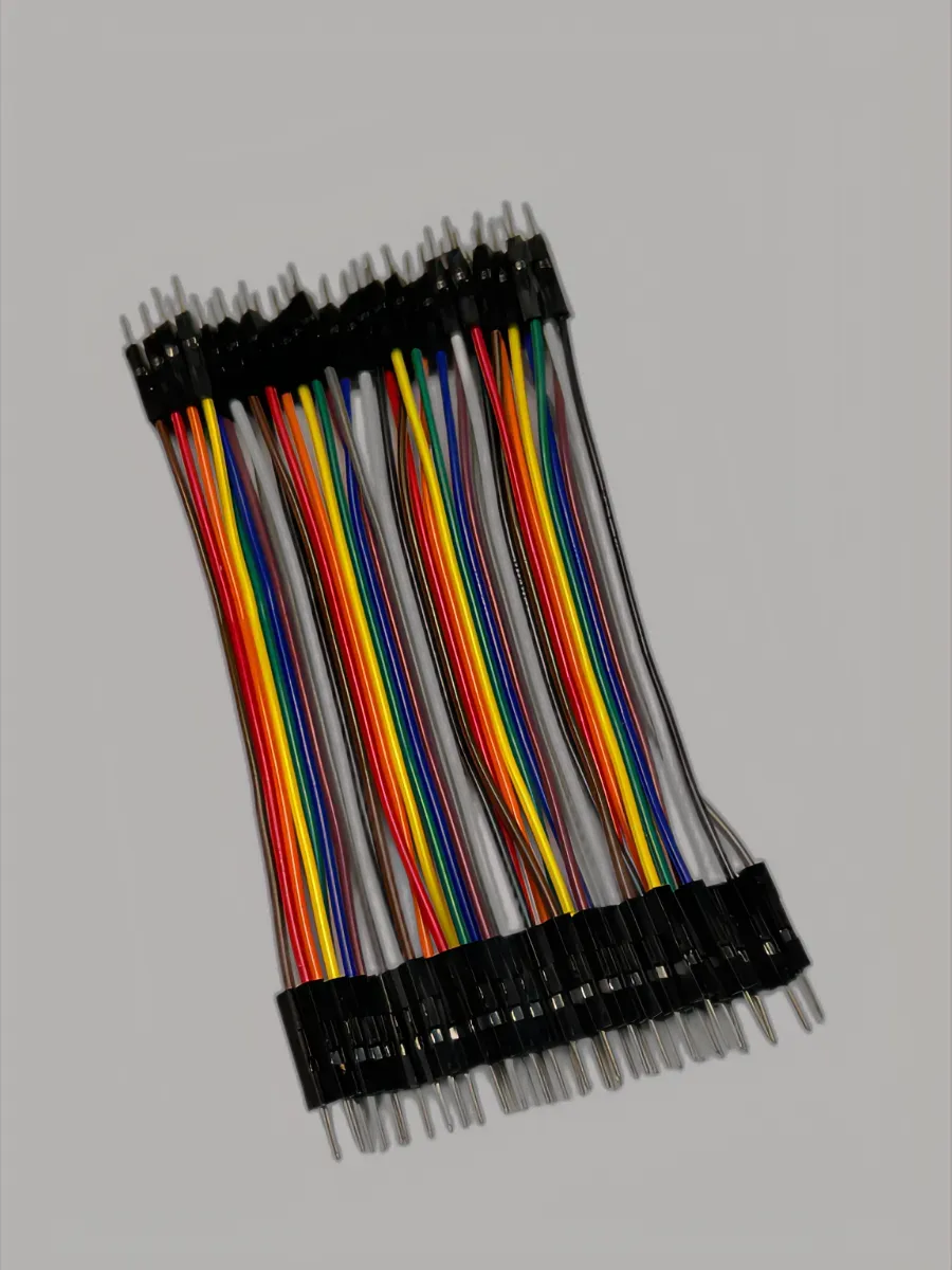 Провода-перемычки Dupont 10 см 40 шт папа-папа для Arduino