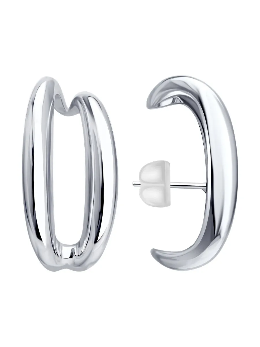 Серьги серебряные 925 пробы ювелирные