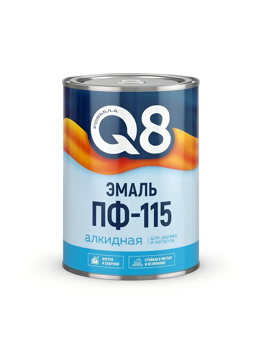 Эмаль ПФ-115, алкидная, глянцевая, фиолетовая, 0.8 кг