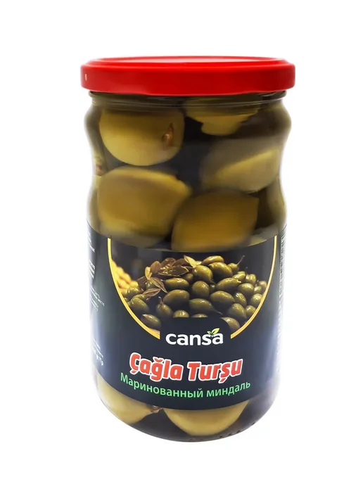 Cansa Миндаль зеленый маринованный, Cagla Tursu, 670гр. Турция, 670 г, фото 2