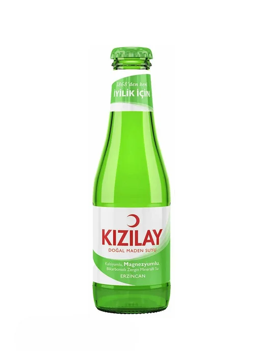 KIZILAY Минеральная вода газированная (классическая),6шт*200мл(Kiz), 6 шт, 200 мл, фото 4