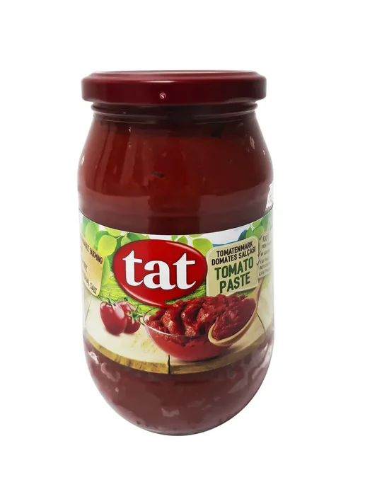 Tat Томатная паста натуральная, Domates Salcasi, 360гр. Турция, 360 г