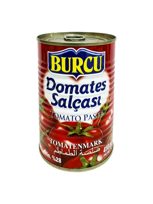 Burcu Томатная паста. Domates Salcasi. 410г, 410 г