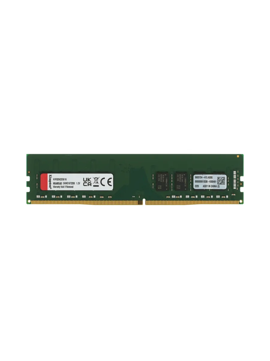 Kingston Модуль памяти KVR32N22D8 16WP DDR4 16GB 3200MHz