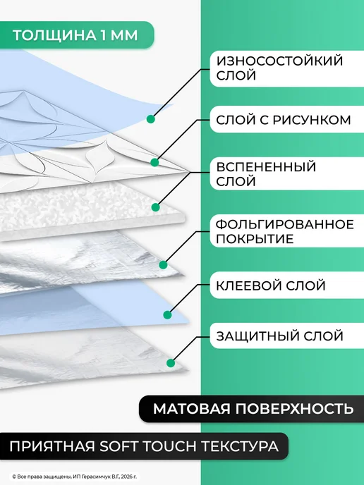AMODECOR Потолочная плитка для потолка 30х30см самоклеящаяся 40шт, 40 шт, фото 8