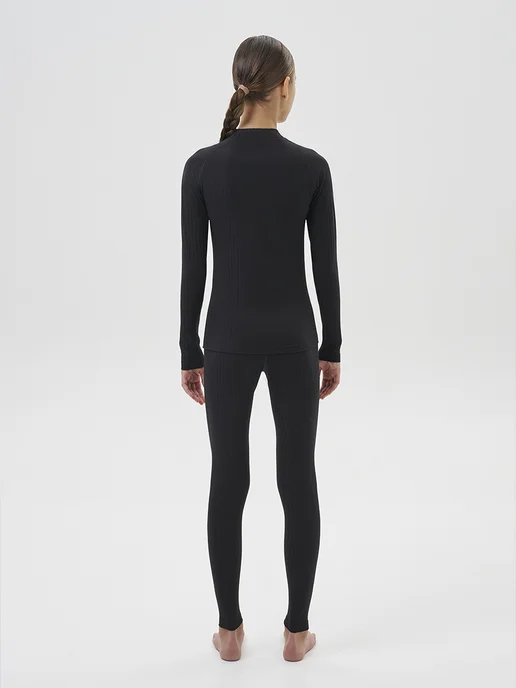NORDSKI Комплект спортивного термобелья для лыж бега Advance Black, черный, фото 7