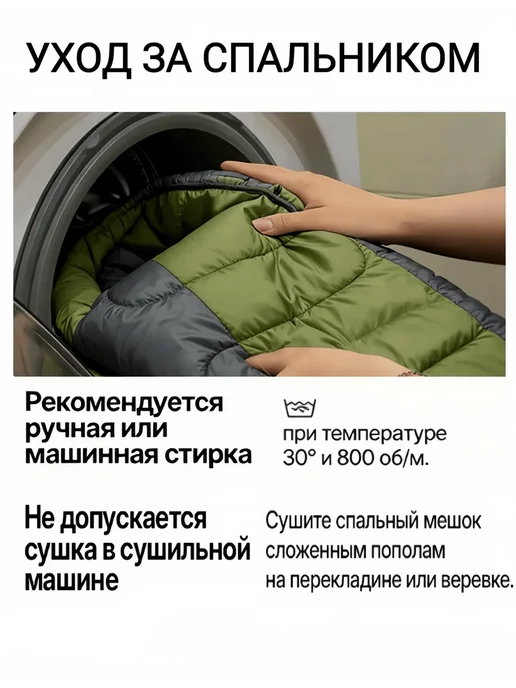 mircamping спальный мешок туристический YM-SD01B, серый, фото 5