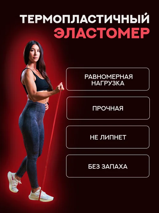 Start Up Резинка для фитнеса и подтягивания на турник, красный, фото 2