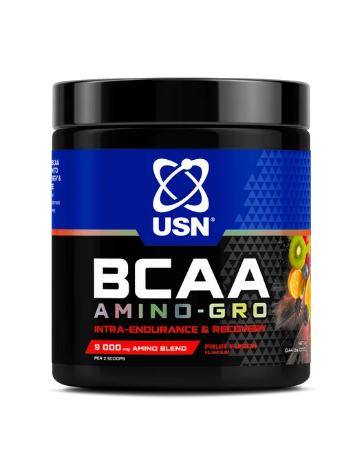 USN BCAA Amino-GRO 200 грамм, Комплекс БЦАА, вариант, фото 6