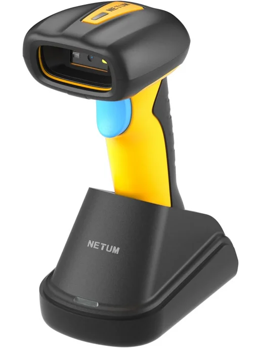 NETUM Беспроводной Bluetooth 2D сканер штрих-кода, RD-1200, желтый, фото 3