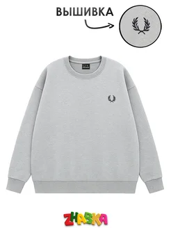 ZHABKA Свитшот оверсайз с вышивкой fred perry sk8