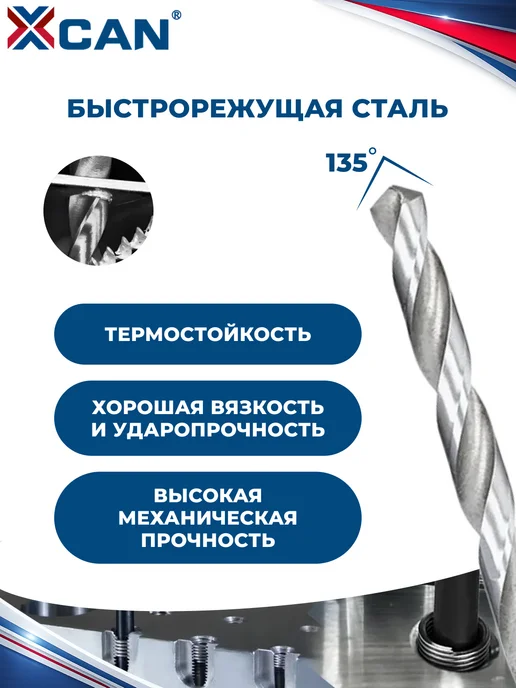 XCAN Набор для восстановления резьбы, М12х1,5мм, 15 предметов, 12x1.5 мм, фото 5