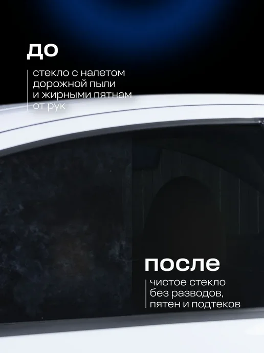 Очиститель стекол и зеркал автомобиля Clean Glass 600 мл, 600 мл, в упаковке 1,2 кг, фото 3