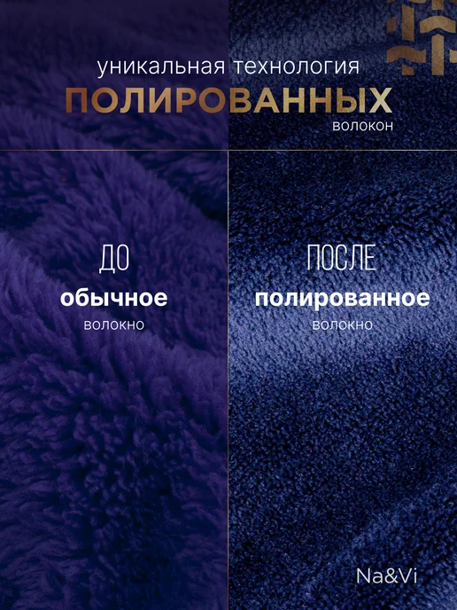 Халат домашний банный, синий, фото 3