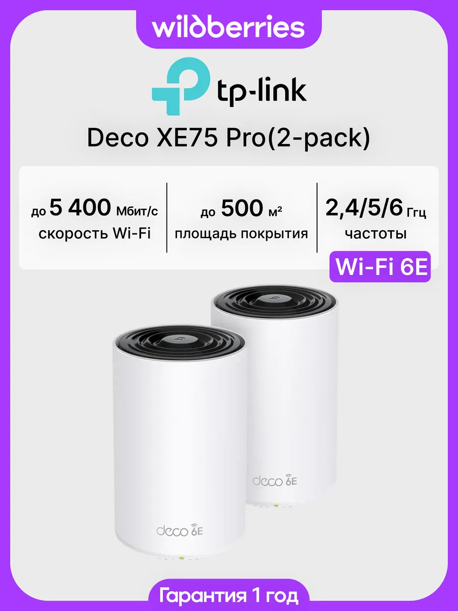 Mesh система Deco XE75 Pro (2-pack)