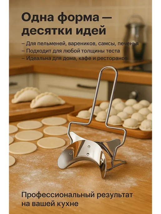 GJ25 Формочка для нарезки теста пельмени, серый