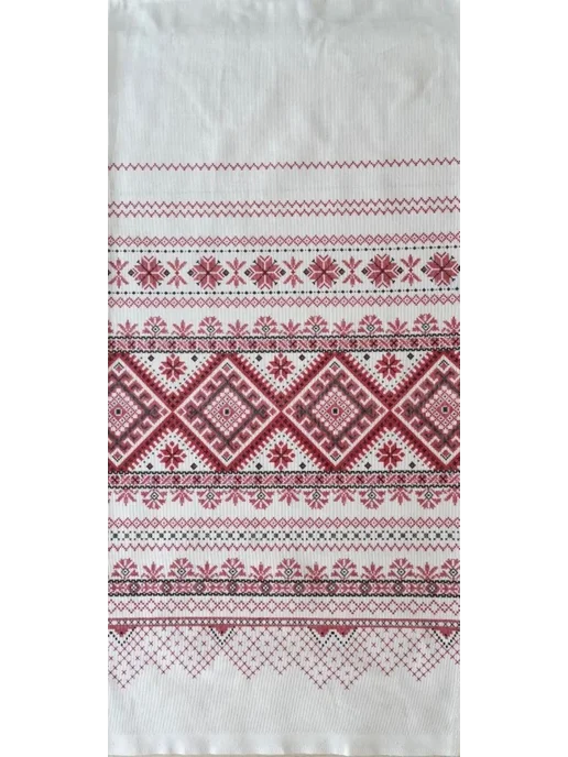 Полотенце кухонное из рогожки, черный