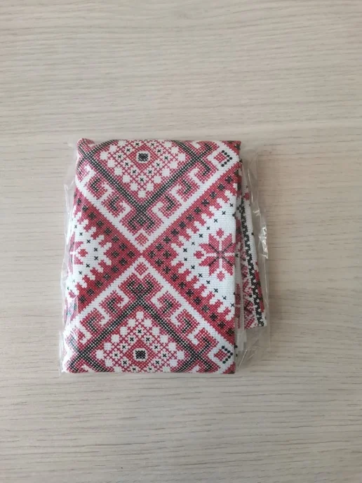 Полотенце кухонное из рогожки, черный, фото 3