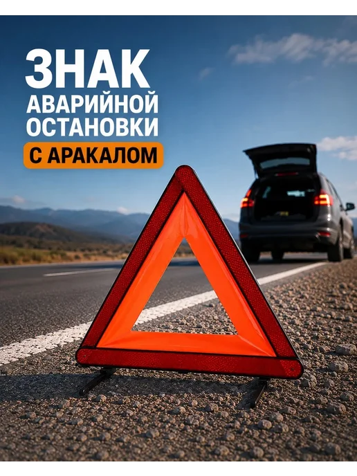 Tvoi KapriZ Знак аварийной остановки Светоотражающий, вариант, фото 5