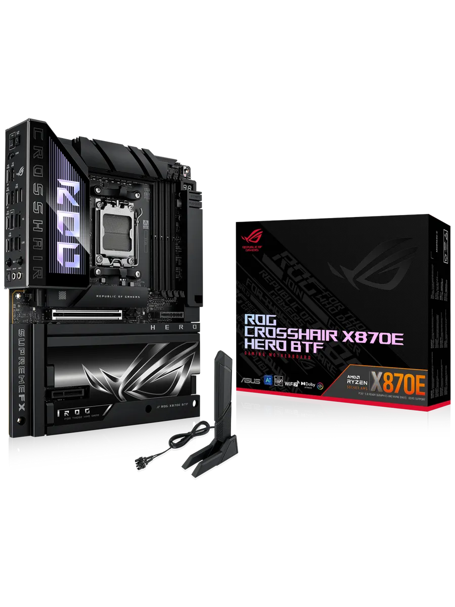 Asus Материнская плата ROG CROSSHAIR X870E HERO BTF AM5 AMD X870E