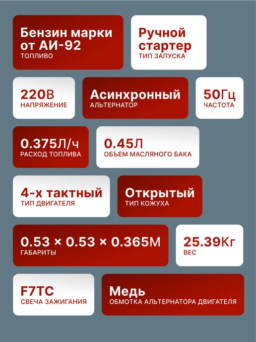 Генератор инверторный бензиновый 3.5 кВт DN4000Si — фото 2
