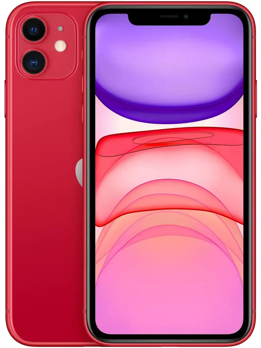 Смартфон iPhone 11 128 ГБ красный восстановленный