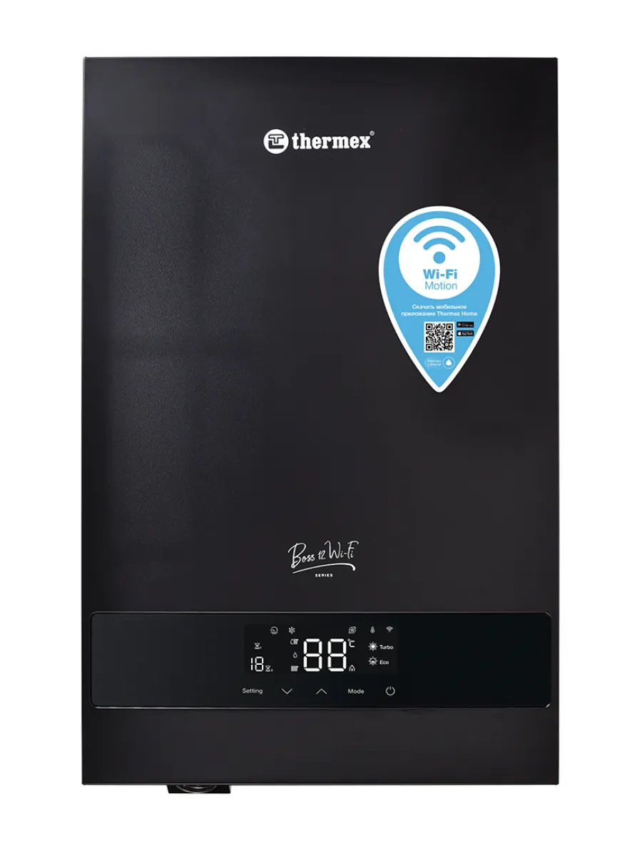 Котел электрический Boss 12 Wi-Fi Black