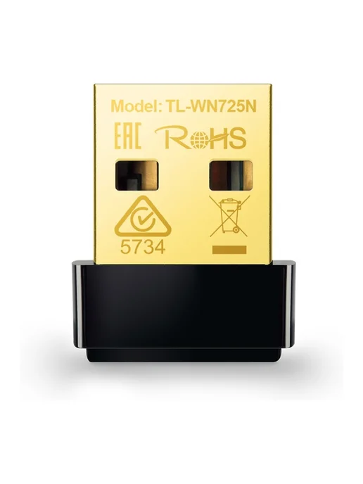 TP-link Wi-Fi адаптер TL-WN725N, черный, фото 2