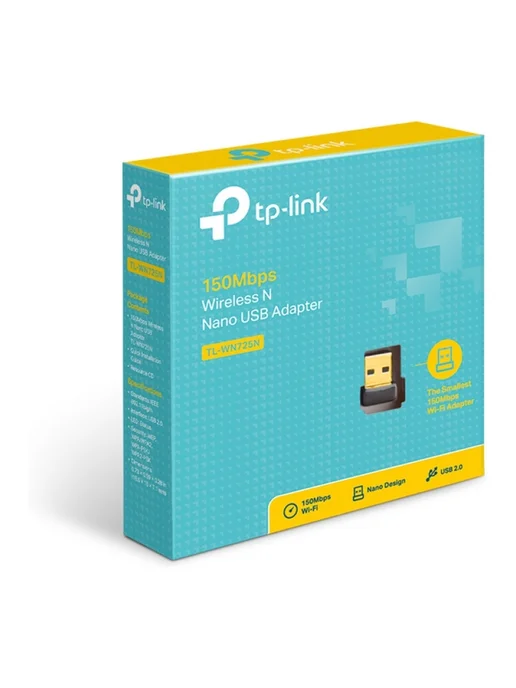 TP-link Wi-Fi адаптер TL-WN725N, черный, фото 5