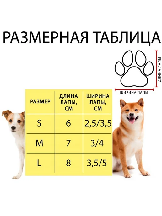 AO Носки нескользящие для животных, размер М, набор 4 шт, 4 шт, фото 3