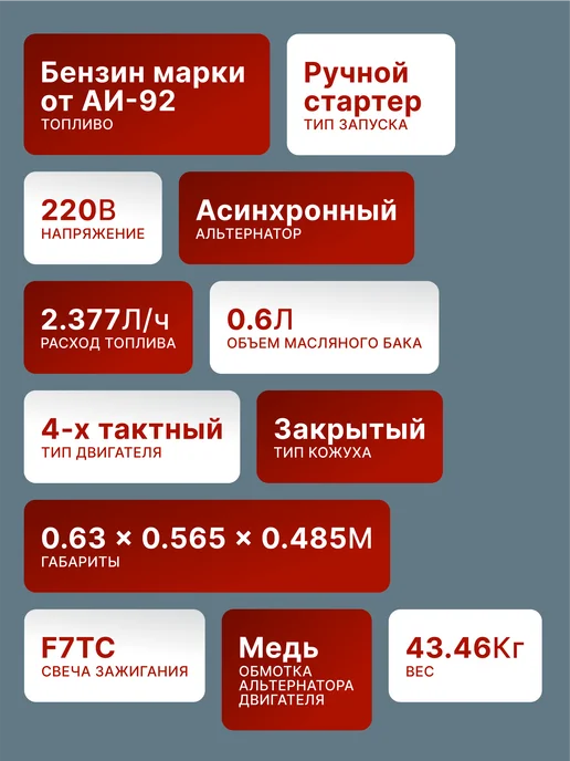 Генератор инверторный бензиновый 4.5 кВт DN5000Si — фото 2