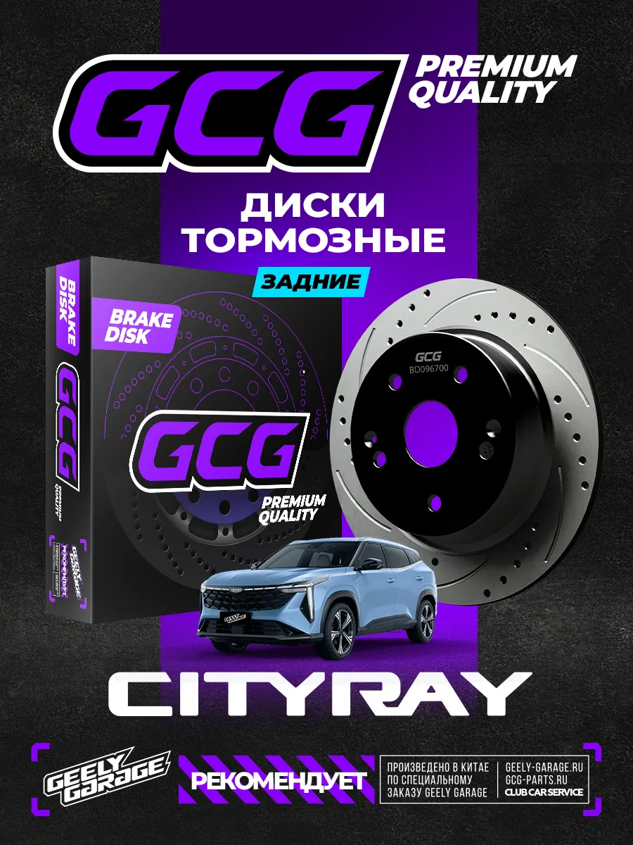 Диски тормозные задние Cityray/Boyue Cool GCG 4050096700