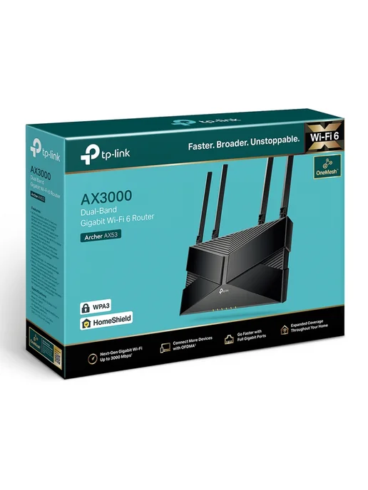 TP-link Роутер Wi-Fi Archer AX53(RU) v1, вариант, фото 5