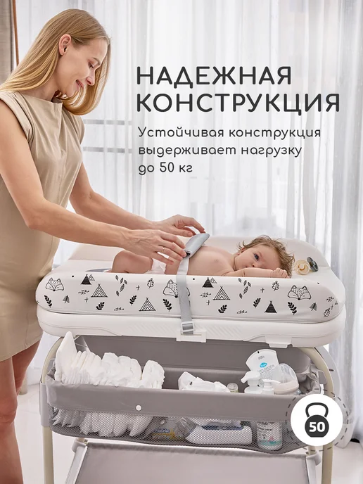 Miyoumi Ванночка для купания новорожденных с пеленальным столиком, вариант, фото 4