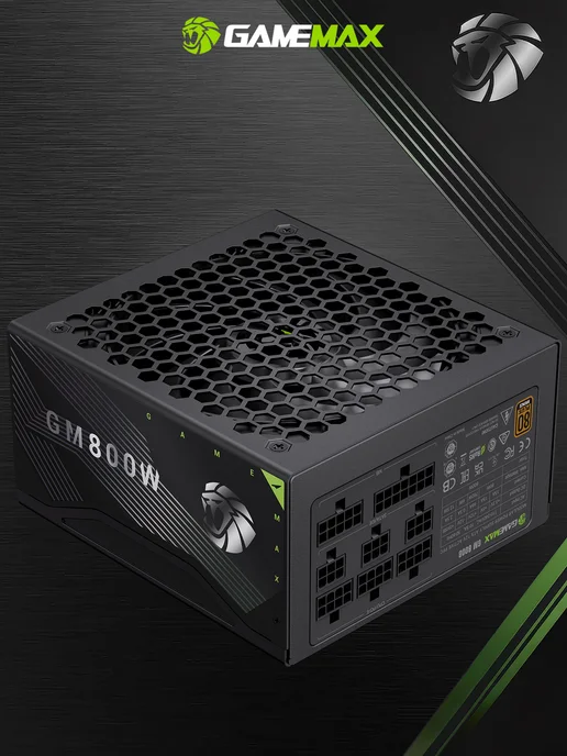 GAMEMAX Блок питания для ПК 800W 80+ Bronze ATX GM 800B Черный, 800 Вт, фото 2