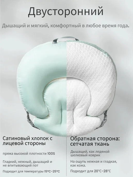 Съемная подушка для кормления новорожденных, коричневый, фото 7