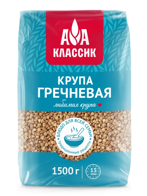 Агро-Альянс Греча зелёная 450г, 1,5 кг