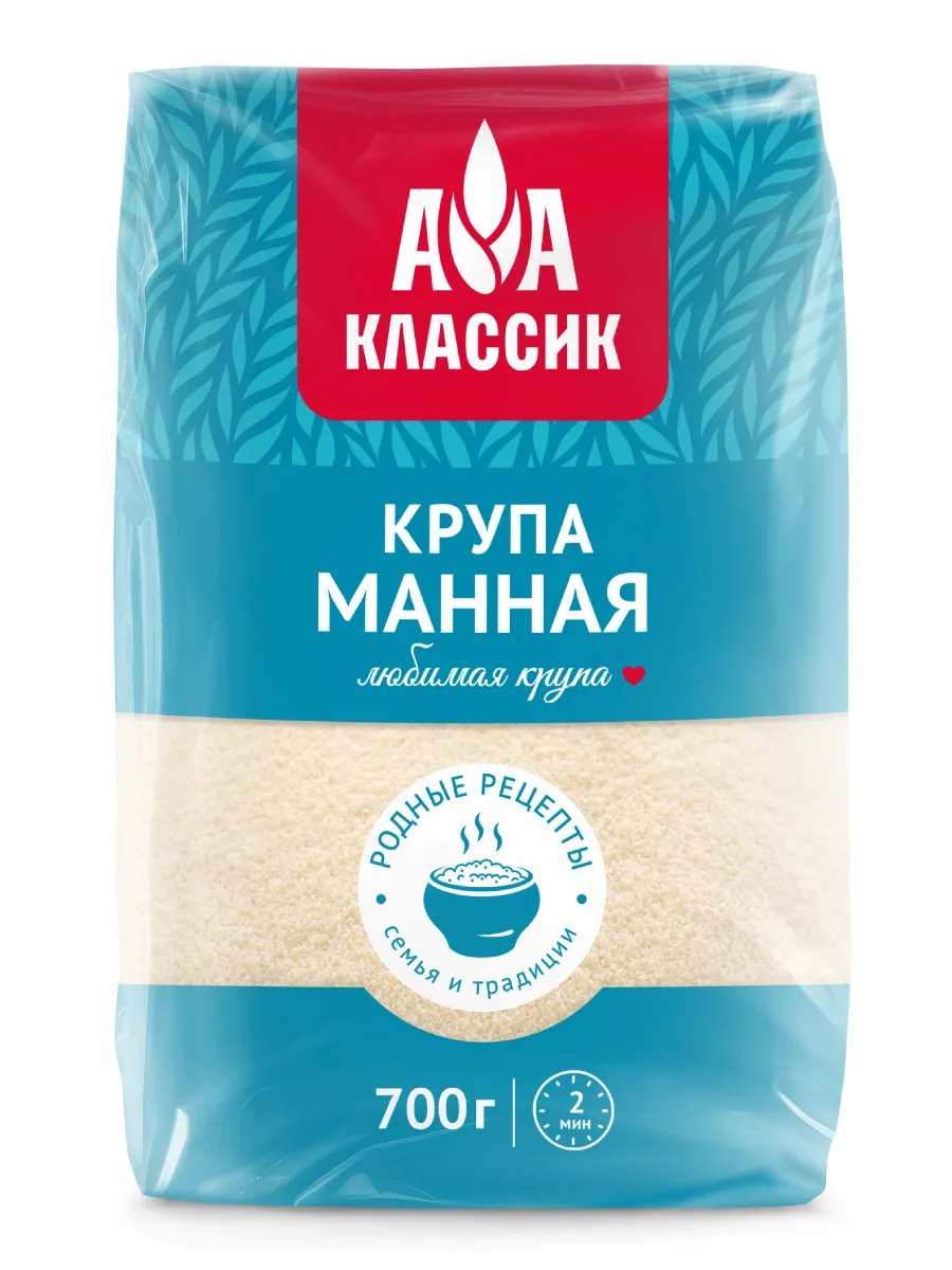 Манная крупа Классик 700г, Агро-Альянс