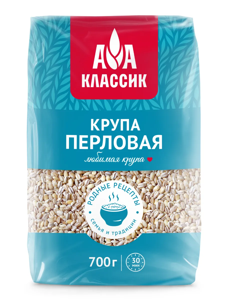 Перловая крупа Классик 700 г, Агро-Альянс