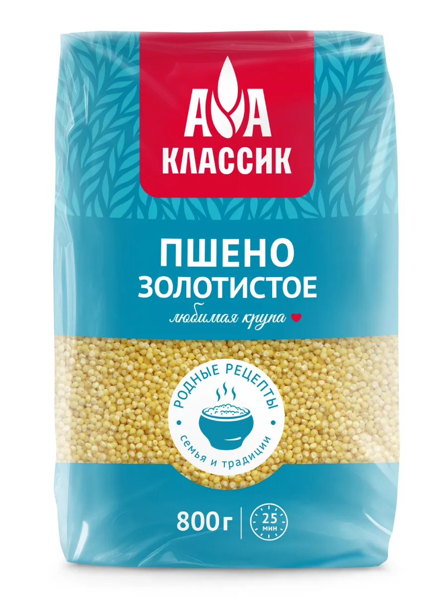 Пшено золотистое Классик 800г