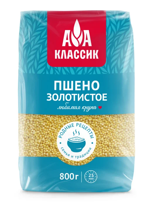 Агро-Альянс Пшено золотистое Классик 800г, 800 г