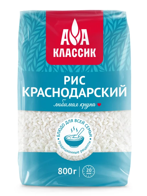 Агро-Альянс Рис краснодарский Классик 1,5кг, 800 г