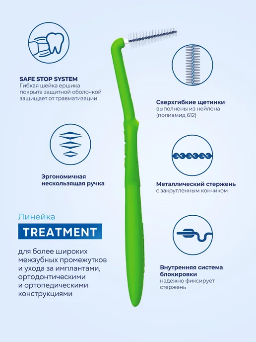 CURASEPT Межзубные ершики для брекетов угловые PROXI Angle T17 CONE з…, вариант, фото 2
