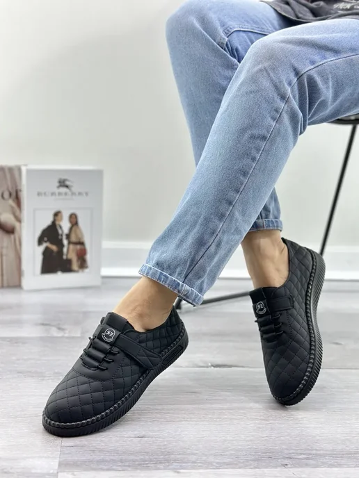ZINNARI Туфли мокасины на платформе повседневные мягкие, черный, фото 2