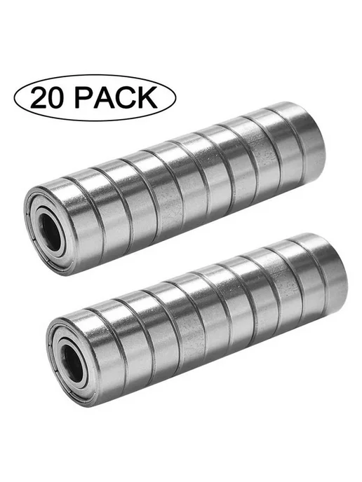 20 шт. подшипники 608ZZ, сталь, 8x22x7мм, ABEC-7, 8x22x7 мм, 20 шт, фото 2