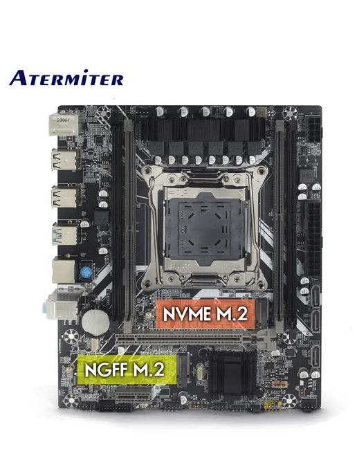 Atermiter X99 материнская плата xeon E5 2660V4 комплект DDR4 32Gb, 32 ГБ, фото 6