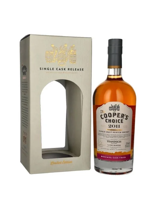 The Cooper’s Choice Зе Куперс Чойс Тининич Москатель Сингл Молт Скоч 2011, 700 мл