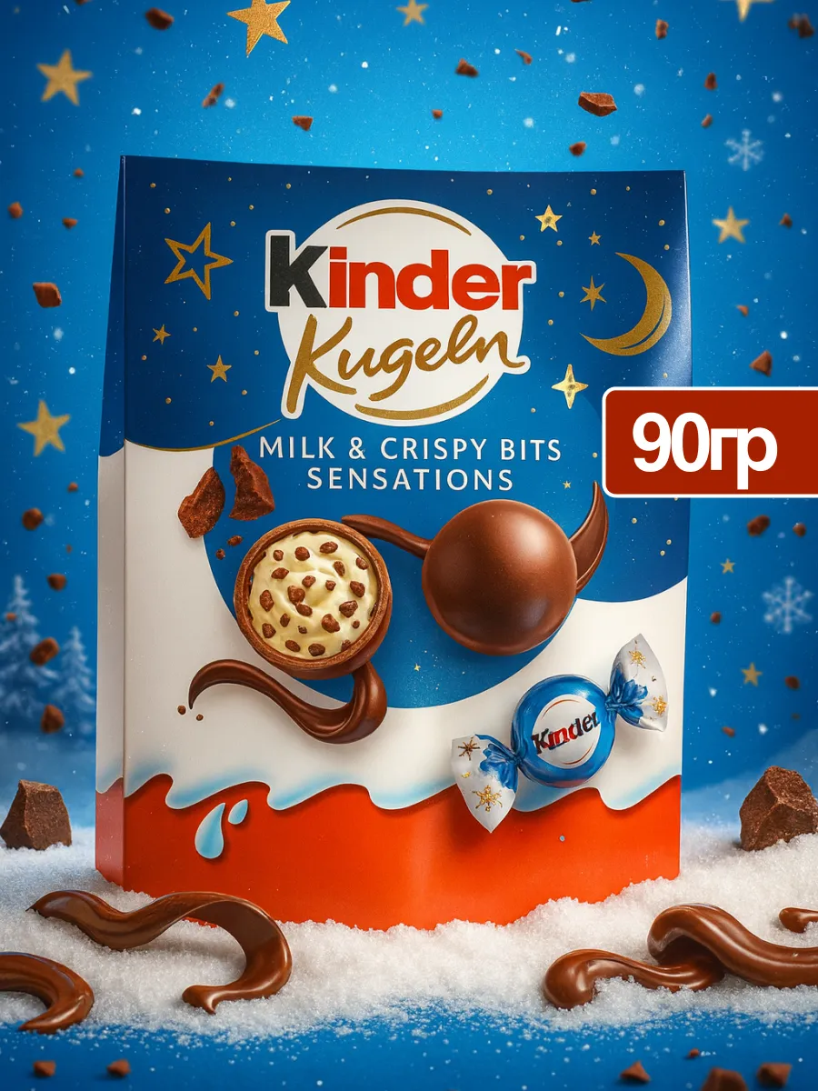 Конфеты Киндер kinder kugeen 90гр